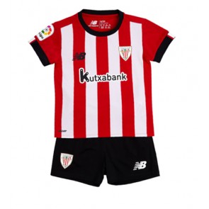 Athletic Bilbao kläder Barn 2022-23 Hemmatröja Kortärmad (+ korta byxor)